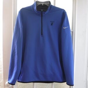Nike Golf Tour Performance "Gleneagles Country Club" Blue 1/3 Zip Up Golf Top
